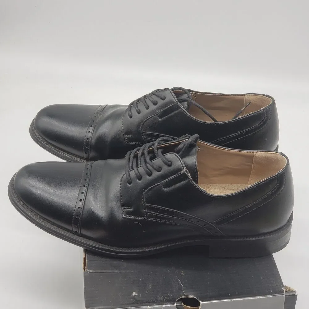 JF J Ferrar DANE 014-2903 Men’s Black Lace-Up Dress Shoes Size 11M Formal Oxford